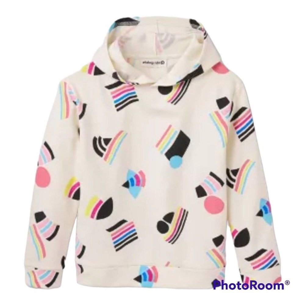 Take Pride Kids Multi Flag Hoodie Size XL Cream with Array of Pride Flags